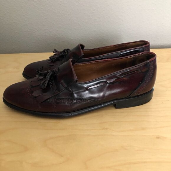 NORDSTROM Italian Leather Kiltie Wingtip Loafers - Old Money main image 5
